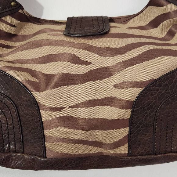 Jessica Simpson Brown Zebra Handbag - Picture 5 of 11